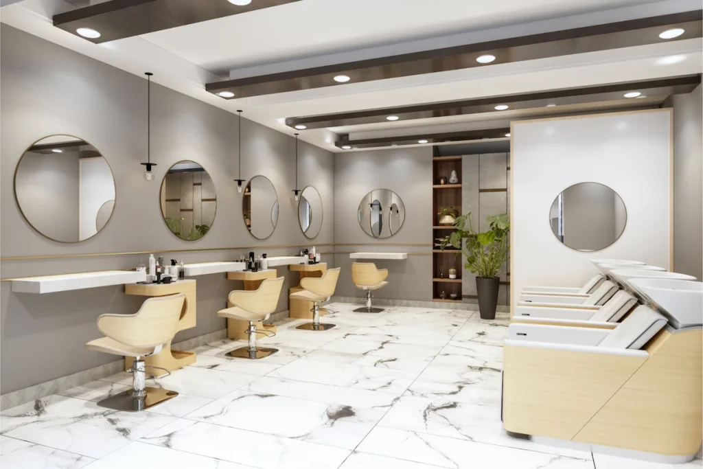 interior modern hair salon